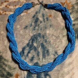 Blue Beaded Necklace